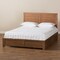 Baxton Studio Lisa Modern Ash Walnut Brown Finished Wood Full Size 3-Drawer Storage Bed 175-9425-9620-Zoro - alternate 5